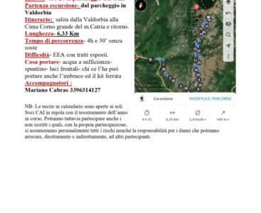 Valdorbia- Cima Corno del Catria (in notturna) – 26/07/2025