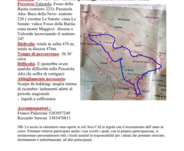 Giro Le Senate- Monte Maggio – 09/11/2025