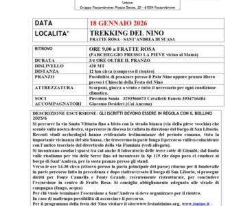 TREKKING DEL NINO – 18/01/2026