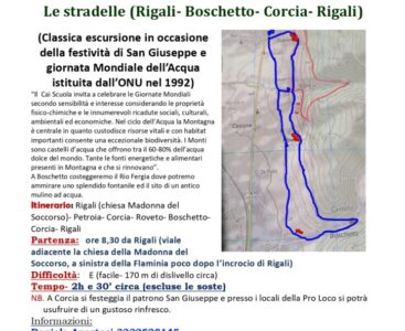 Le stradelle di Rigali – Domenica 22 marzo 2026