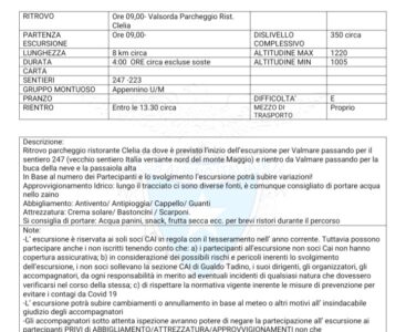 Giro Monte Maggio e Senate – Domenica 03 maggio 2026
