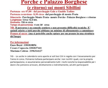 Porche e Palazzo Borghese – 11/07/2026