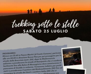 Trekking sotto le stelle – 25/07/2026